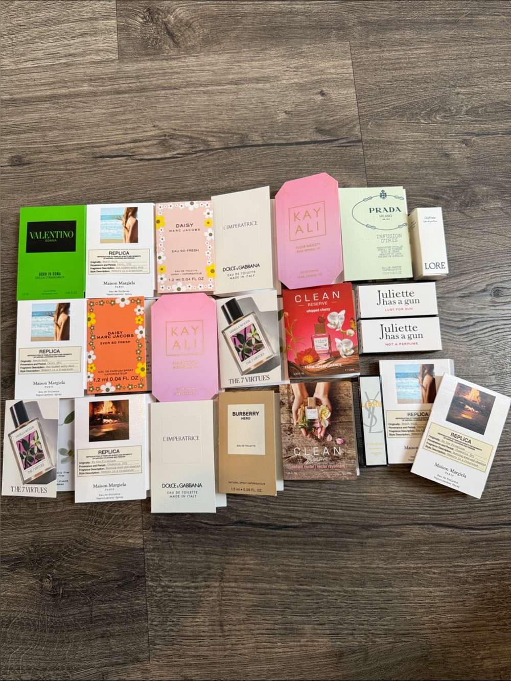 Fragrance sample bundle